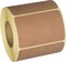2x3 Inch Natural Brown Kraft Sticker Labels, 350 Per Roll, Blank Rectangular Adhesive Labels for Price Tags, Crafts, Organizing, Jars, and Small Business Use